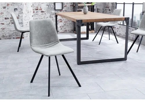 Stolička 38364 Šedá - PRODUKT JE SKLADOM U NÁS - 2Ks  - Komfort-nábytok