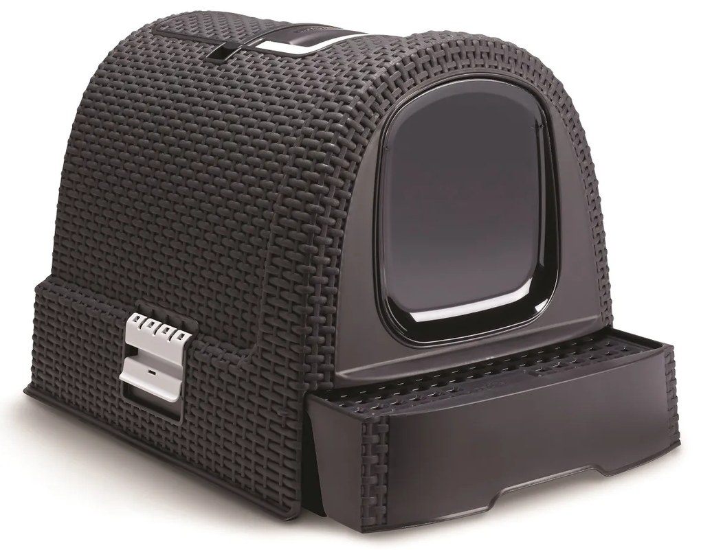 Curver Zvieracie toaleta tmavo šedá