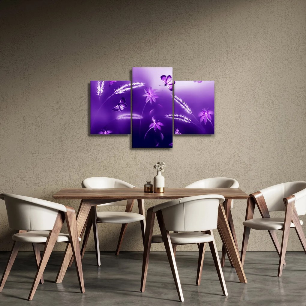 Obraz - Motýlia lúka (90x60 cm)