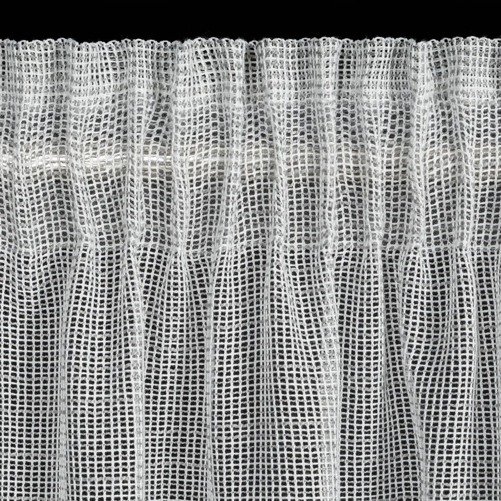 ZÁCLONA NA PÁSKE KIM 2 140X300 CM STRIEBORNÁ