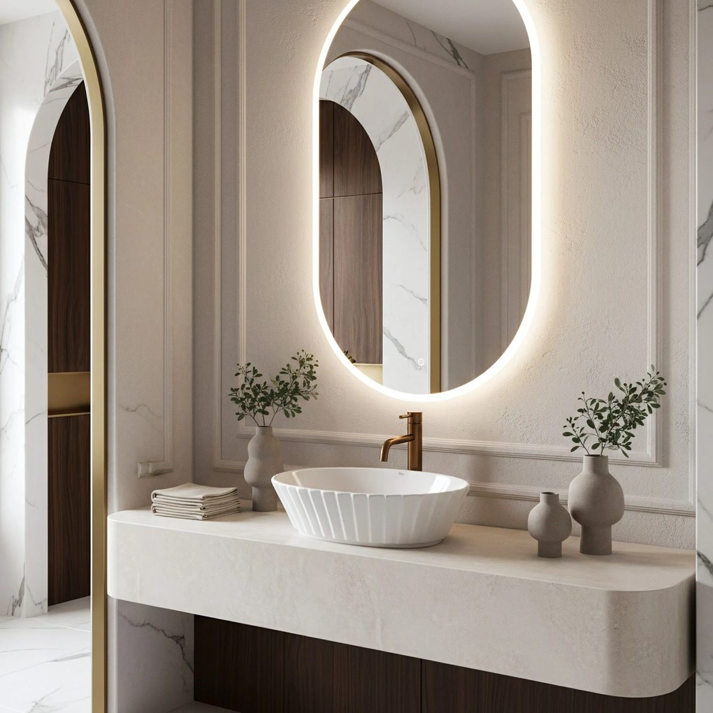 Rea Samanta, umývadlo na dosku 49×38x13,5 cm, biela, REA-U3531