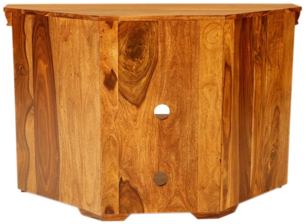 furniture-nabytek.cz - Rohový stolík pod tv z masívu palisander 110x70x50