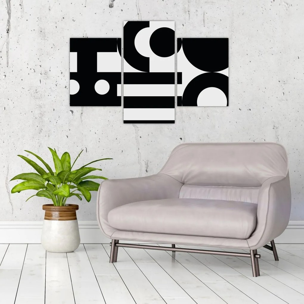 Obraz - Geometrická abstrakcia N⁰3 (90x60 cm)
