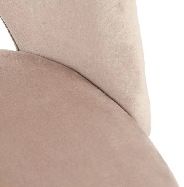 Jedálenská stolička TERCIO zamatová béžová 871011