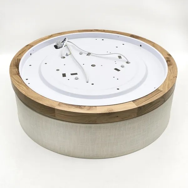 Brilagi - LED Stropné svietidlo BELLADONNA 3xE27/15W/230V pr. 50 cm krémová/dub