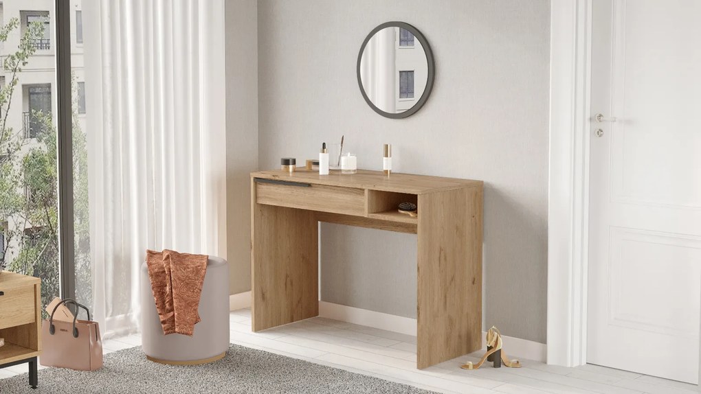 Toaletný stolík Houseland Nina dub Castello