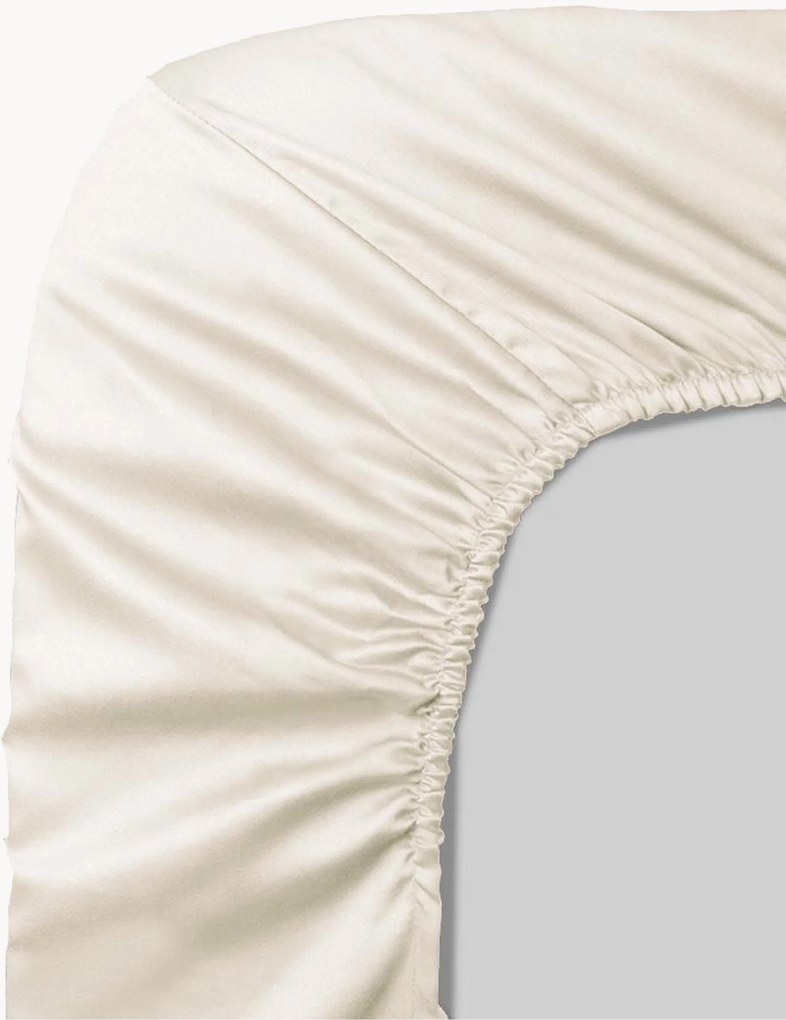 Elastická plachta na kontinentálnu posteľ Ava, bavlnený satén, V 50 cm