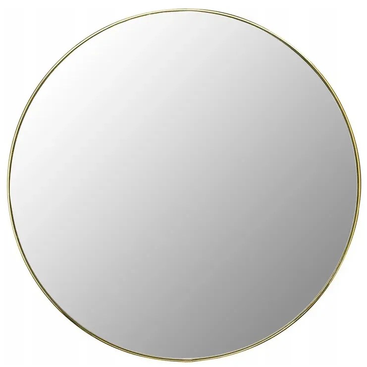 Dekorstudio Okrúhle zrkadlo so zaltým rámom 09820 - 60 cm