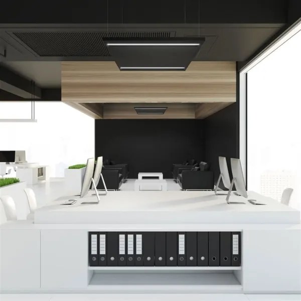 LED Panel ALGINE LED/44W/230V 60x60 cm 4000K UGR<16 čierna