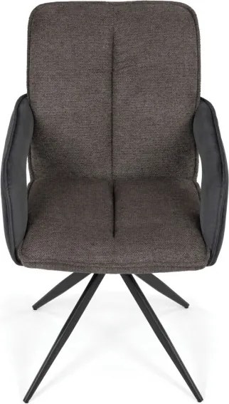 Jedálenská stolička otočná 180° DCH-F1146 GREY2 sivá