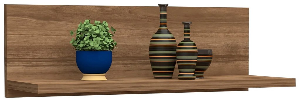 Nástenná polica FANE orech