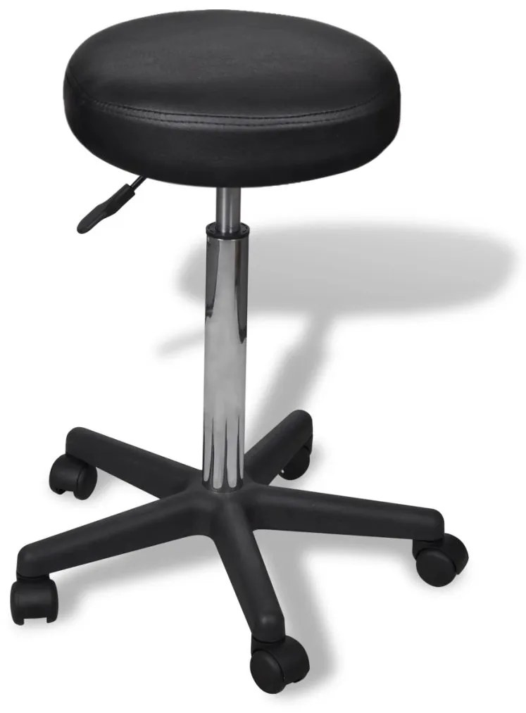 vidaXL Kancelárska stolička, čierna