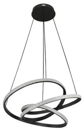 LED stmievateľný závesný luster na lanku LED/90W/230V 3000-6500K pr. 47 cm + diaľkové ovládanie