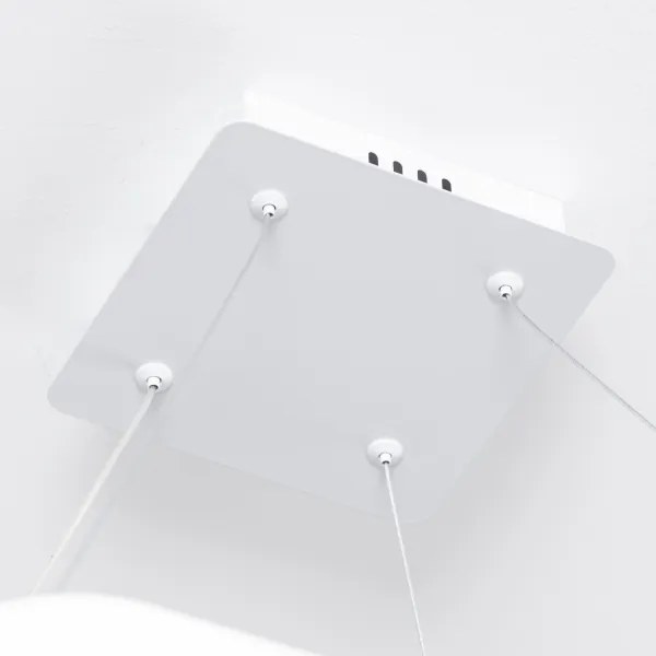 Brilagi - LED stmievateľný luster na lanku FALCON SLIM LED/50W/230V 50x50 cm biela + diaľkové ovládanie