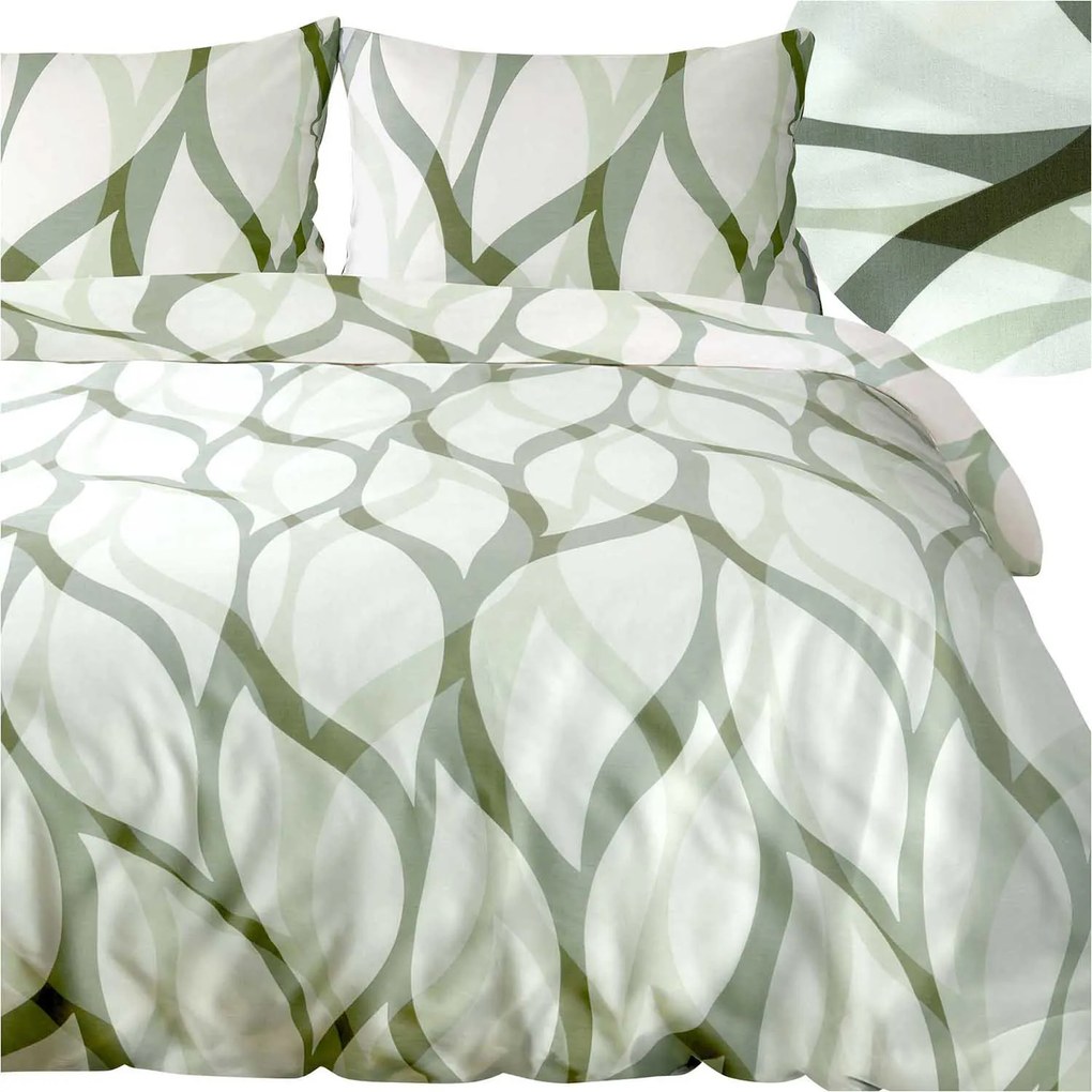 SATÉNOVÉ OBLIEČKY GRACE EXCLUSIVE 200X220 CM, 2KS 70X80 CM VZOROVANÉ