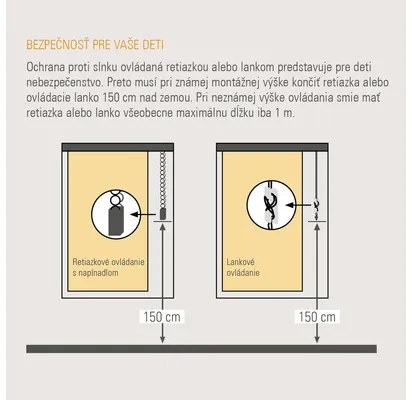 Soluna zatemňovacia roleta 90x190 cm D16 sivá
