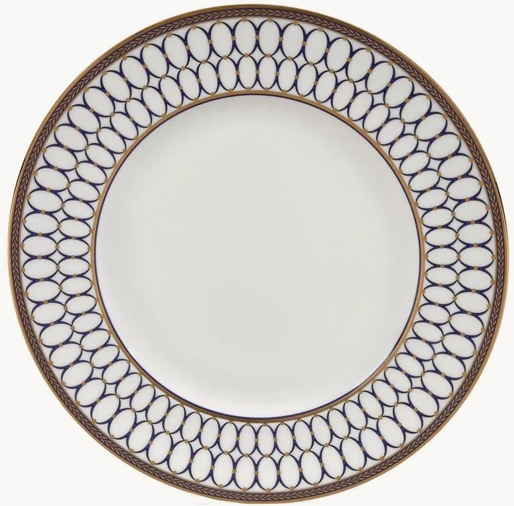 Plytký tanier z jemného kostného porcelánu Renaissance