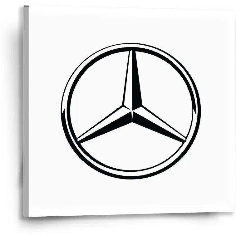 Sablio Obraz Logo 1 Biela - 50x50 cm