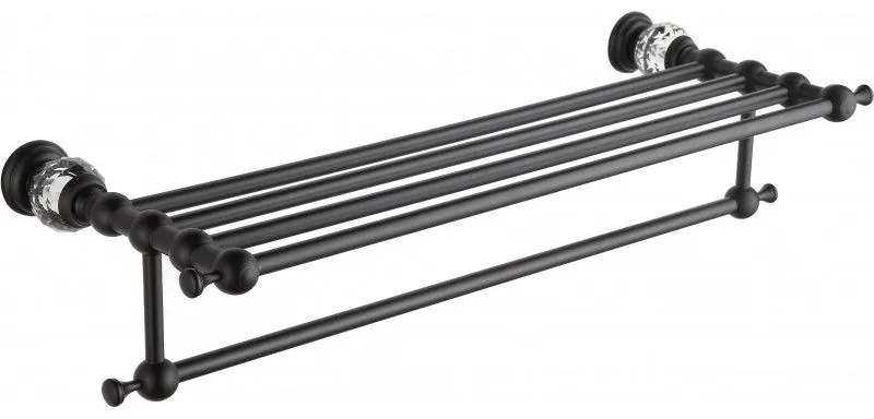 Mexen Estela polička na uterák, čierna - 7011520-70