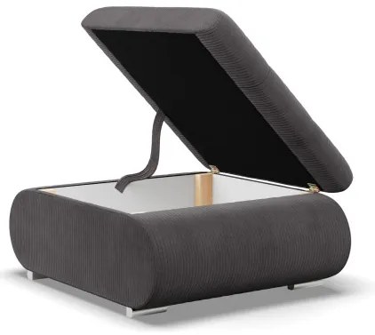 Taburetka FORESTA Poso, tmavosivá