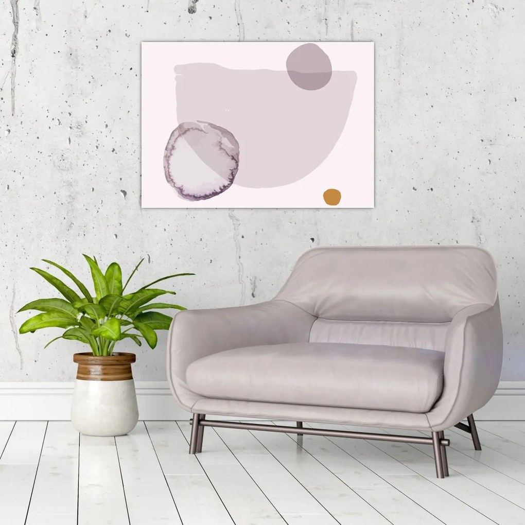 Obraz - Fialový minimalizmus N⁰2 (70x50 cm)