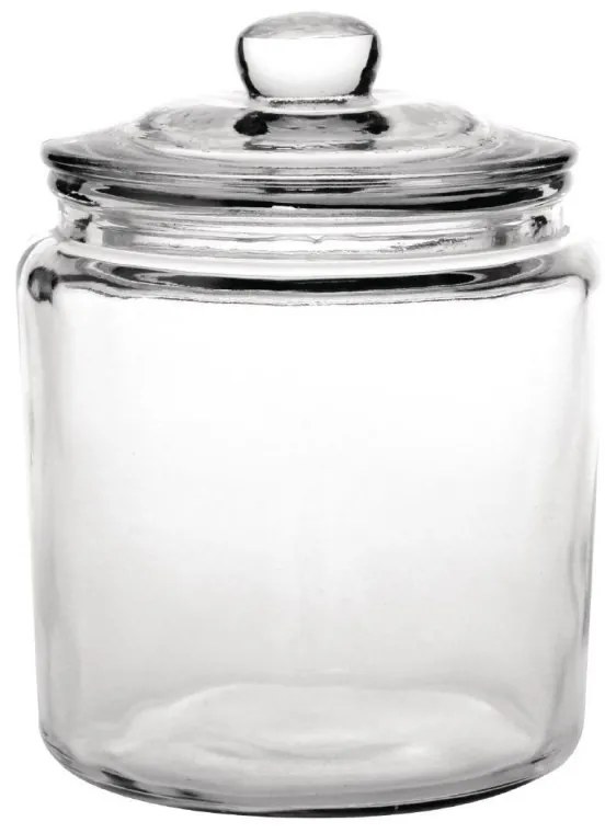 ADEO Sklenená dóza, veľký objem 3,9 l BISCOTTI