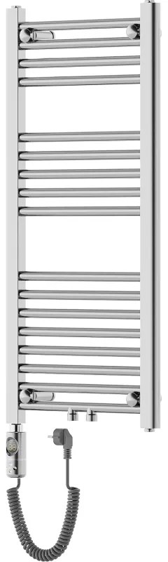 Mexen Mars, elektrické vykurovacie teleso 900x400 mm + vykurovacia tyč 300 W, chrómová, W110-0900-400-2300-01