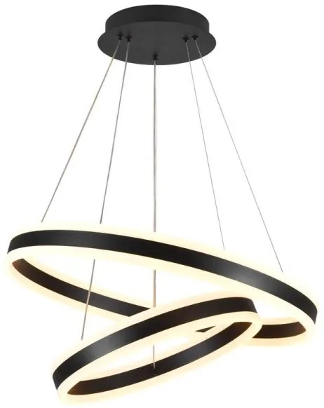 LED Stmievateľný luster na lanku LED/135W/230V 3000-6500K + diaľkové ovládanie