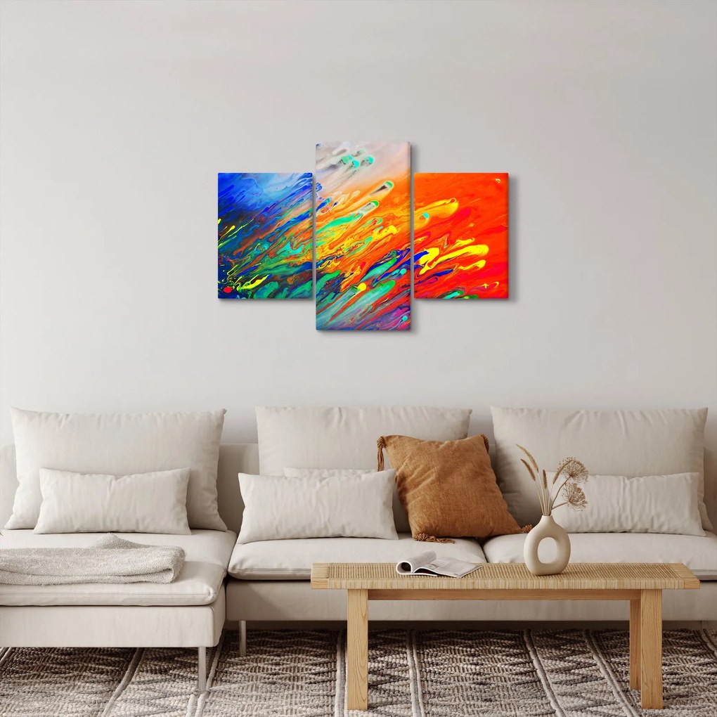 Obraz - Farebná abstrakcia (90x60 cm)