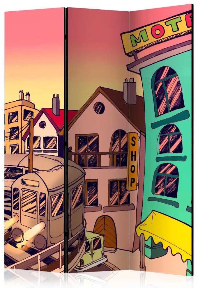 Artgeist Paraván - Morning in a city [Room Dividers]