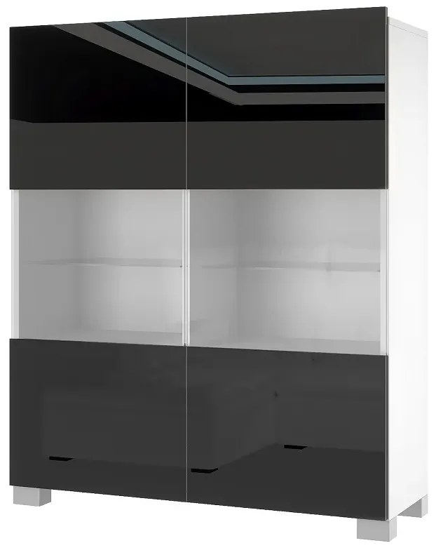 Komoda Belini čierny lesk Imperium Belini 7 IMP KOM1/3/W/B/0/0