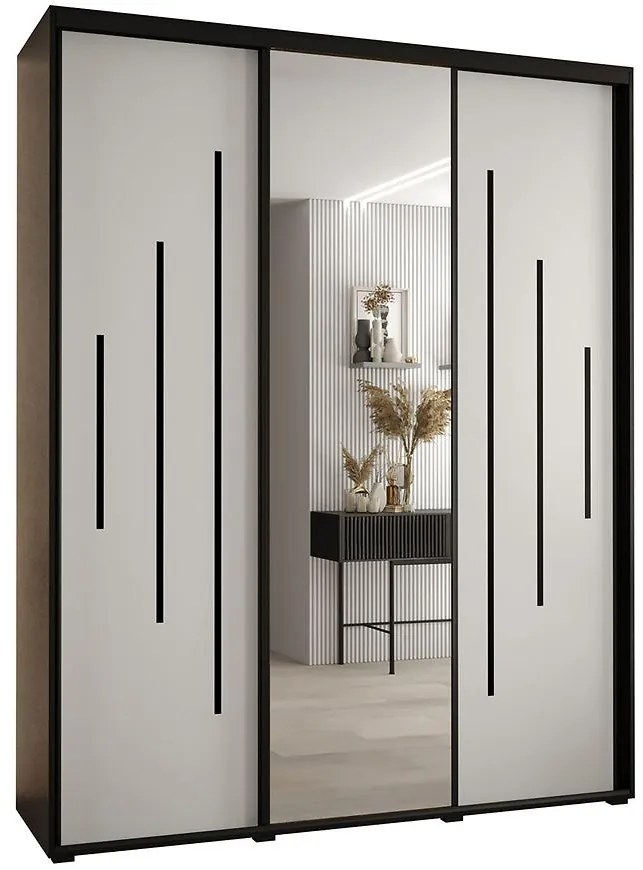 Skriňa 45 Canaris 13 200 čierna/biela/čierna