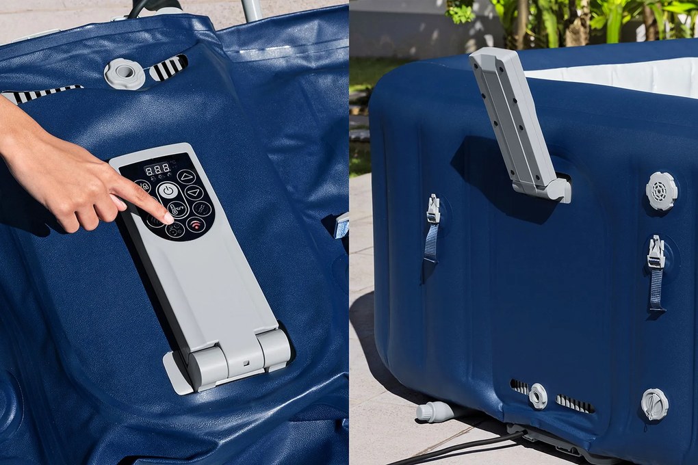 BESTWAY Lay-Z-Spa Hawaii EnergySense Smart AirJet Vírivka, 180 x 180 x 71 cm, 6 osôb 6001H