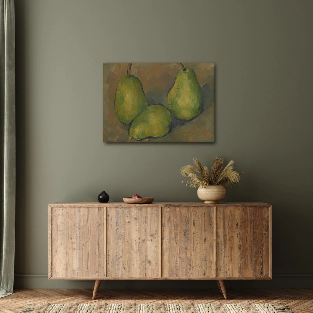 Obraz - Paul Cézanne, Three Pears, reprodukcia (70x50 cm)