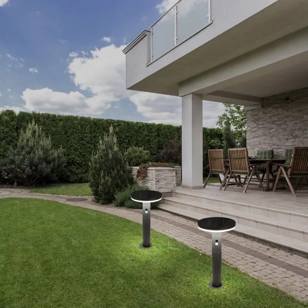 Rabalux 77018 - LED Solárne svietidlo so senzorom ALASKA LED/10W/3,7V IP44