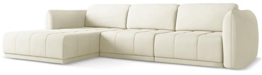 Biela rohová pohovka (ľavý roh) Hoku – Makamii