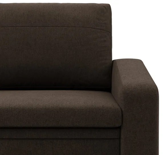 Kreslo ORBIT rozkladacie, hnedé