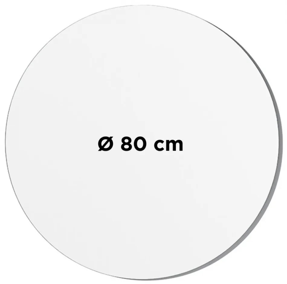 COMPACT 10 WHITE - STOLOVÁ DOSKA Ø80 cm