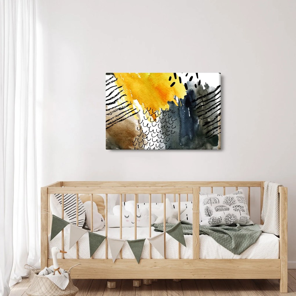Obraz - Abstraktný akvarel (90x60 cm)