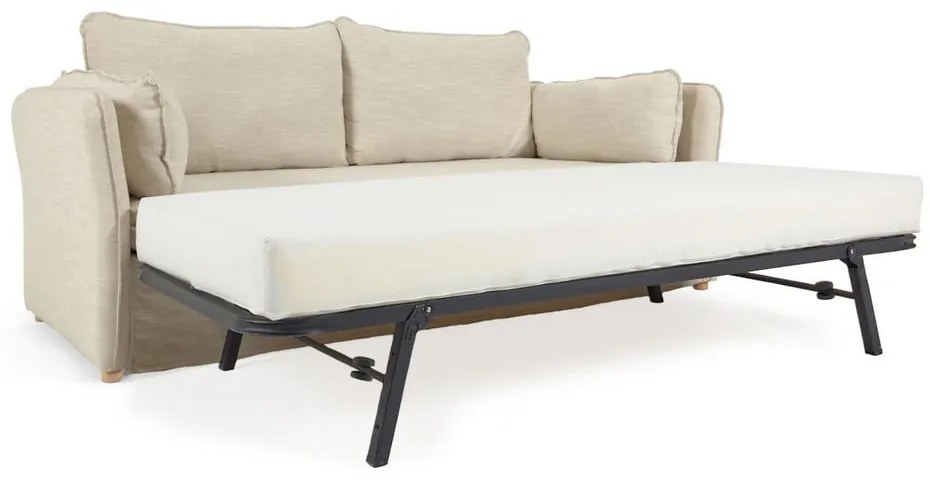 Rozkladacia pohovka sivobéžová 210 cm Tanit – Kave Home