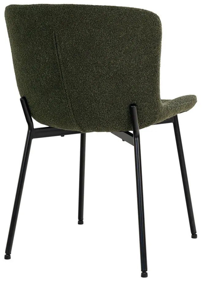 Tmavozelené jedálenské stoličky v súprave 2 ks Maceda – House Nordic