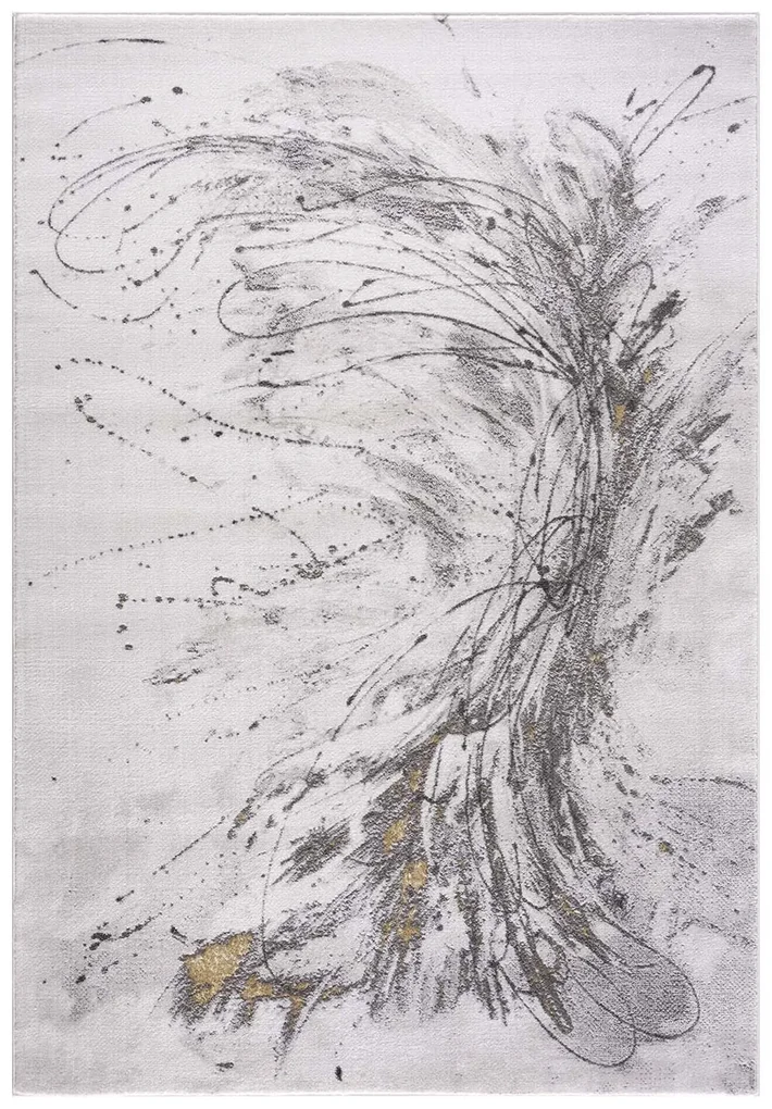 Dekorstudio Moderný koberec CHIC 199 - zlatý Rozmer koberca: 140x200cm