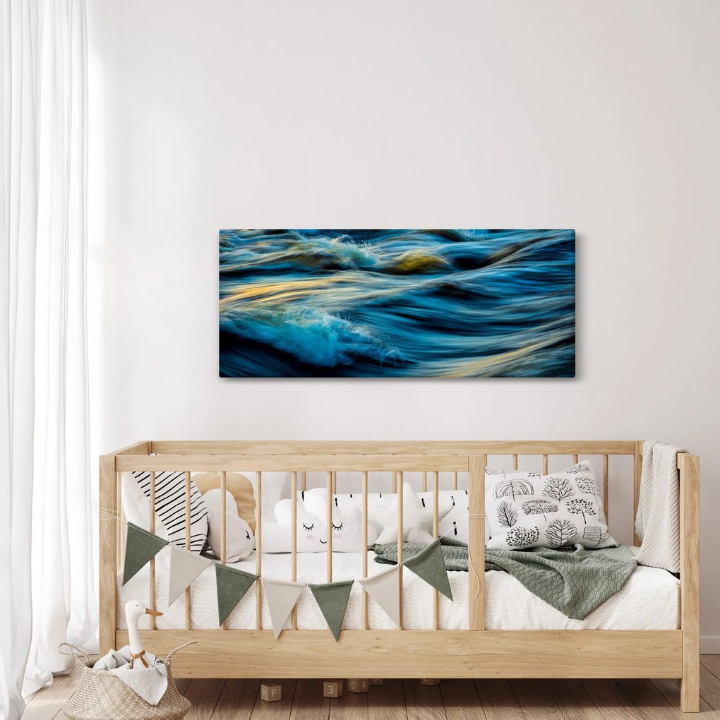 Obraz - Vlny (120x50 cm)