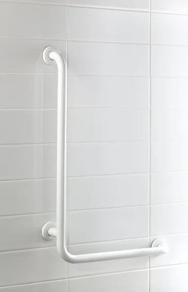 BISK Erga HANDICAP "PRO", madlo v tvare L, 550x550 mm, 25mm, biela, ERG-04784