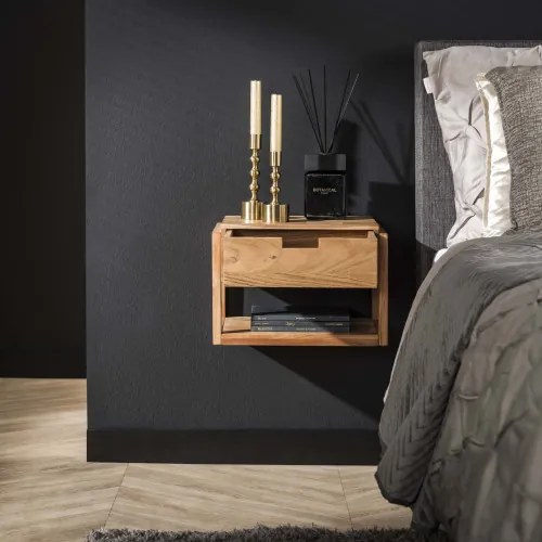 Nočný stolík 21-22 Even Drevo Acacia - Komfort-nábytok
