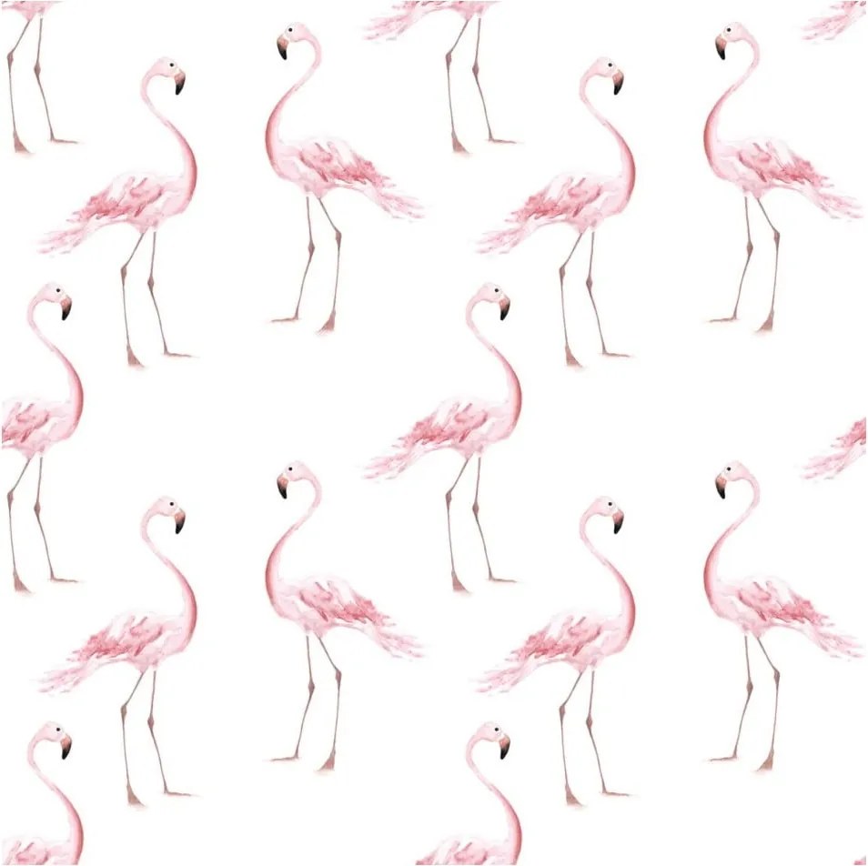 Tapeta na stenu Dekornik Flamingos, 50 x 280 cm