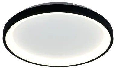 Brilagi - LED stmievateľné stropné svietidlo FALCON SLIM LED/42W/230V pr. 50 cm čierne s diaľkovým ovládaním