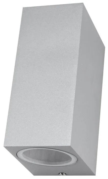 Palnas 66001395 - Vonkajšie nástenné svietidlo HUGO 2xGU10/10W/230V IP44