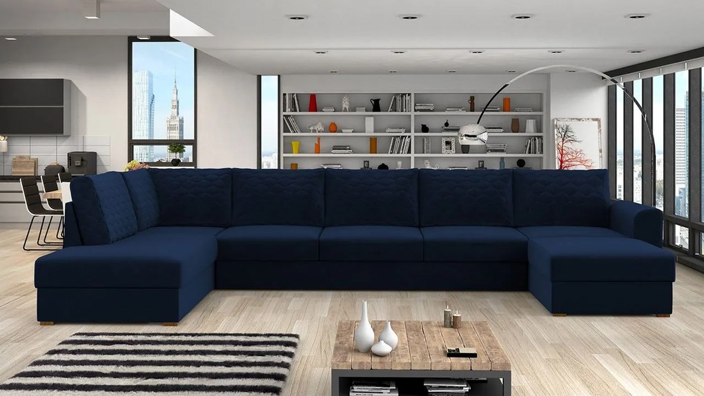 Rohová sedačka Astana Large Premium, Dostupné poťahy: Zoya 01, Strana: Ľavá - U