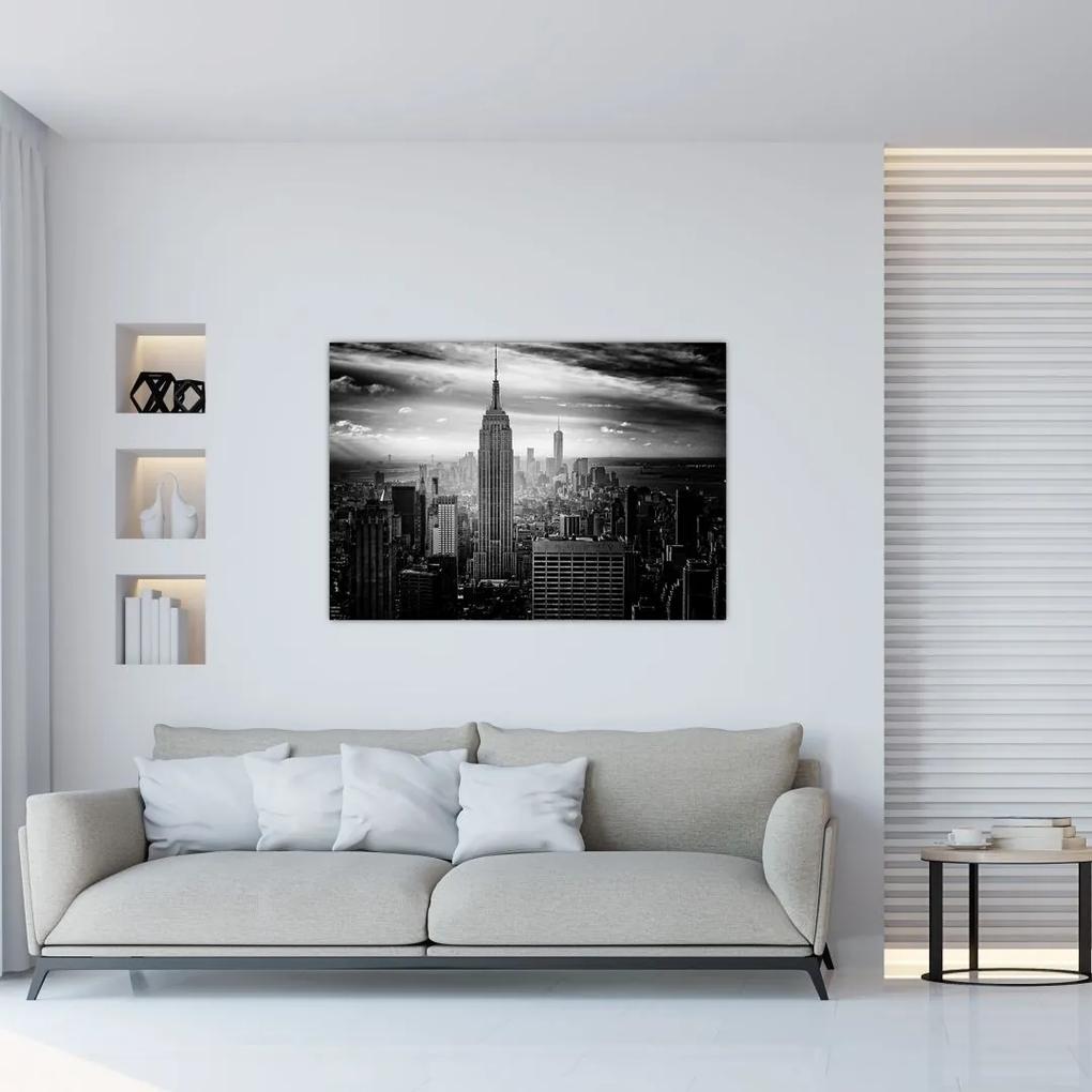 Čiernobiely obraz mesta - New York